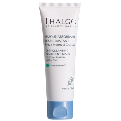 BELI THALGO SKIN CARE DEEP CLEANSING ABSORBENT MASK 50 ML REMOVE EXCESS OIL FROM THE SKIN FOR COMBINATION TO OILY SKIN