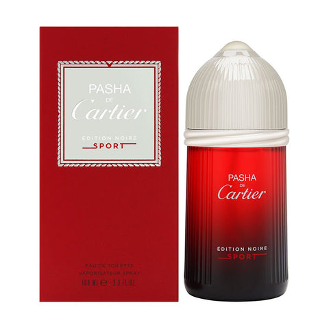 PARFUM PRIA CARTIER PASHA NOIRE SPORT MAN EDT 100 ML PERFUME ORIGINAL + BOX