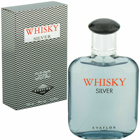 PARFUM EVAFLOR WHISKY SILVER MAN 100 ML ORIGINAL NEW PERFUME