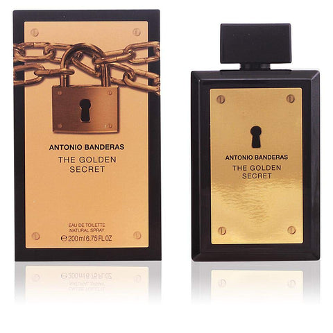 PARFUM ANTONIO BANDERAS GOLDEN SECRET MAN EDT 200 ML ORIGINAL BRANDED NEW PERFUME IMPORT