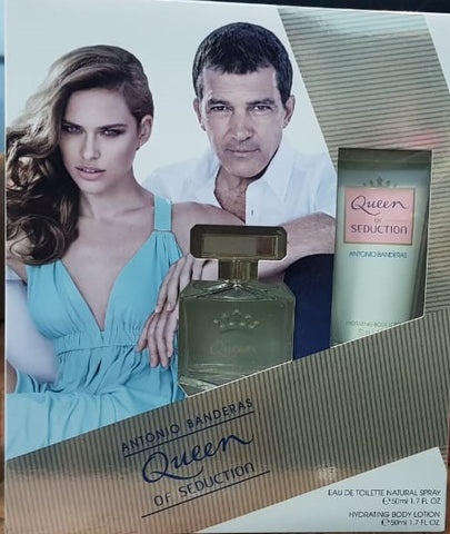 ANTONIO BANDERAS QUEEN OF SEDUCTION WOMAN SET EDT 50 ML + DEO SPRAY 150 ML