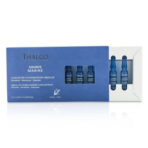 BELI THALGO SKIN CARE ABSOLUTE HYDRA MARINE CONCENTRATE 7 VIAL X 1.2 ML MOISTURIZER FOR DEHYDRATED DRY SKIN 