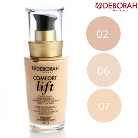 BELI DEBORAH MAKE UP COMFORT LIFT FOUNDATION 06 ivory ORIGINAL NEW FACE COSMETIC