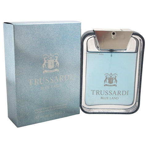 BELI PARFUM TRUSSARDI BLUE LAND MAN EDT 100 ML ORIGINAL NEW PERFUME 