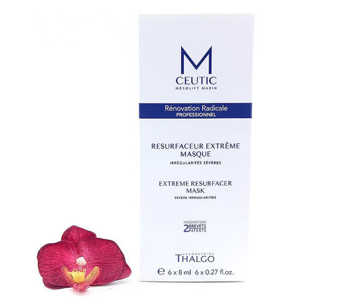 BELI THALGO SKIN CARE EXTREME RESURFACER MASK 6 TREATMENTS FOR YOUTHFUL SKIN FOR USE IN LUXURY SALON AND SPA  