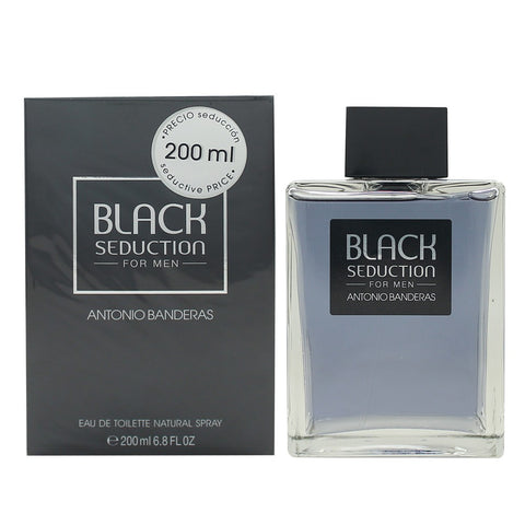 PARFUM PRIA ANTONIO BANDERAS BLACK SEDUCTION MAN EDT 200 ML ORIGINAL + BOX