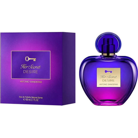 PARFUM WANITA ANTONIO BANDERAS HER SECRET DESIRE WOMAN EDT 80 ML