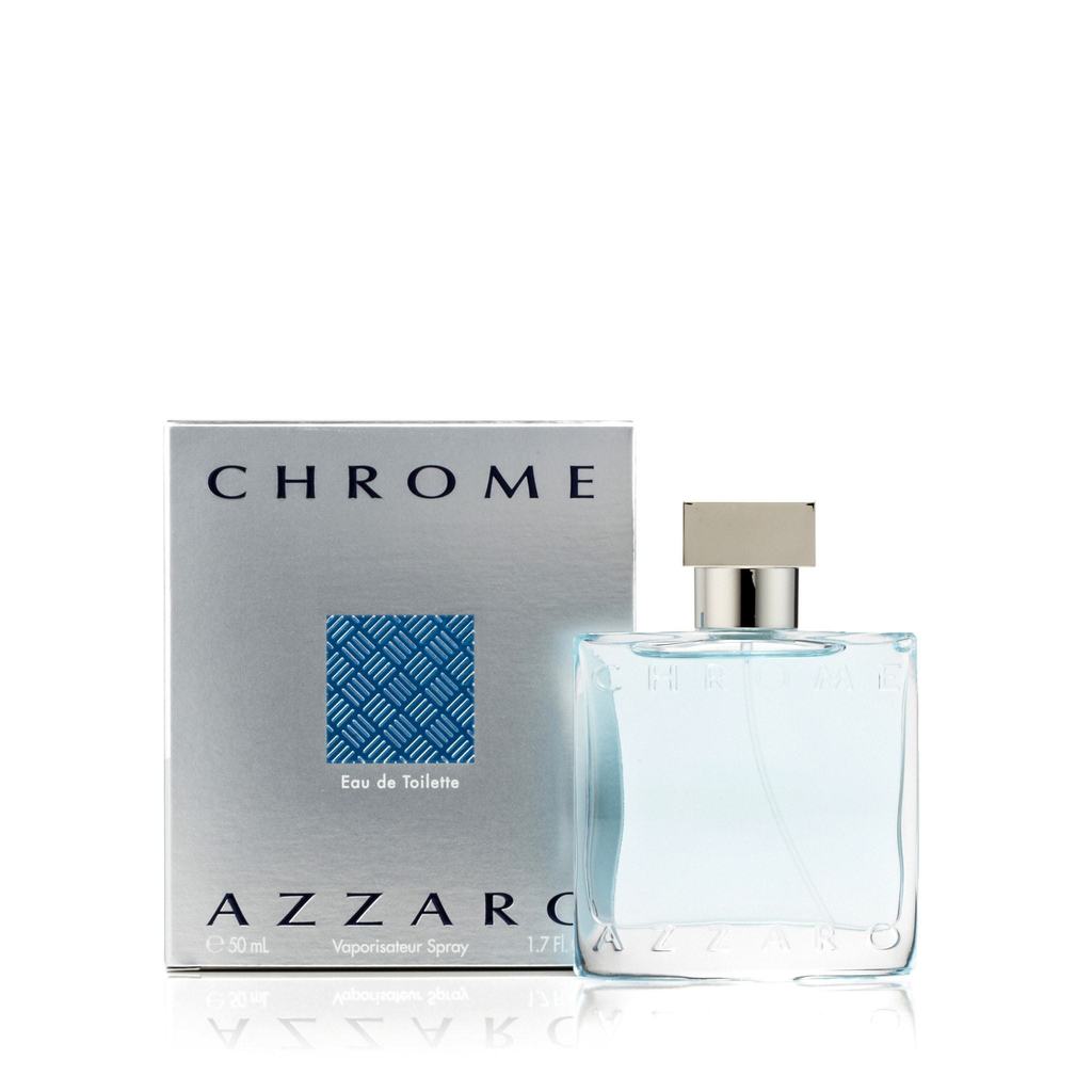 PARFUM PRIA AZZARO CHROME MAN EDT 50 ML PERFUME ORIGINAL + BOX