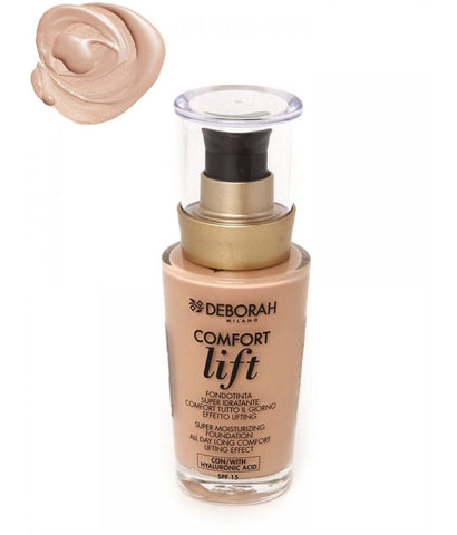 BELI DEBORAH MAKE UP COMFORT LIFT FOUNDATION 02 beige ORIGINAL NEW FACE COSMETIC