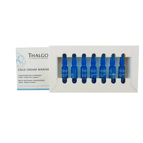 BELI THALGO SKIN CARE MULTI SOOTHING CONCENTRATE 7 VIAL X 1.2 ML NOURISH AND REPAIR THE SKIN FOR SENSTIVE SKIN