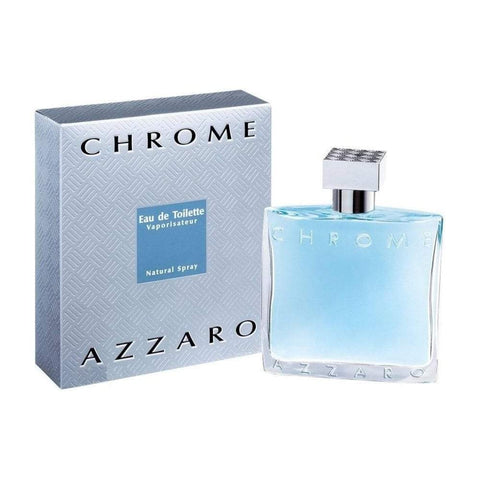 PARFUM PRIA AZZARO CHROME MAN EDT 100 ML PERFUME ORIGINAL + BOX