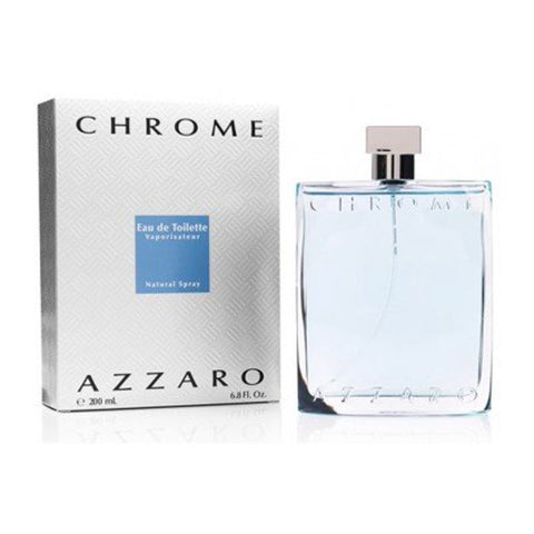 PARFUM PRIA AZZARO CHROME MAN EDT 200 ML PERFUME ORIGINAL + BOX