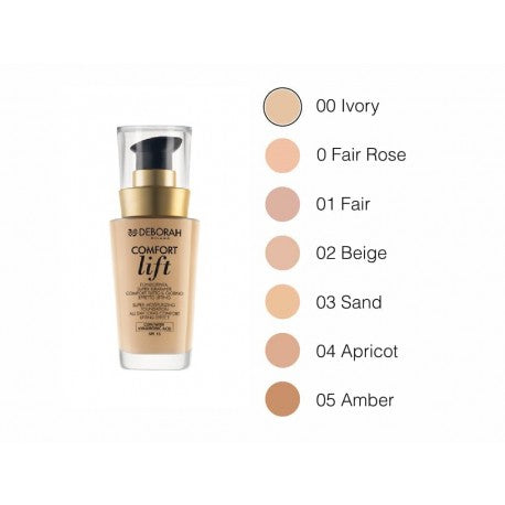 BELI DEBORAH MAKE UP COMFORT LIFT FOUNDATION 00 fair rose ORIGINAL NEW FACE COSMETIC