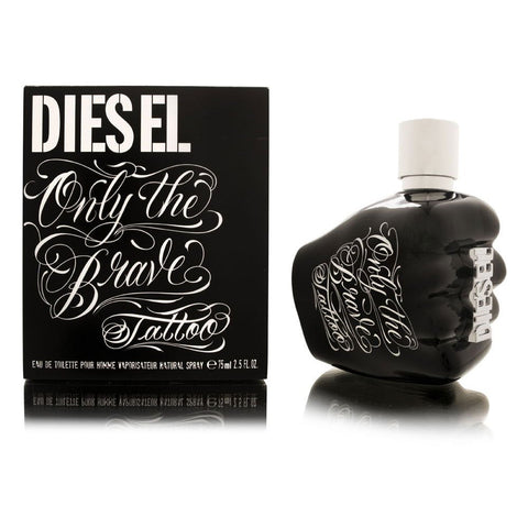 PARFUM PRIA DIESEL ONLY THE BRAVE TATTOO MAN EDT 75 ML PERFUME ORIGINAL + BOX