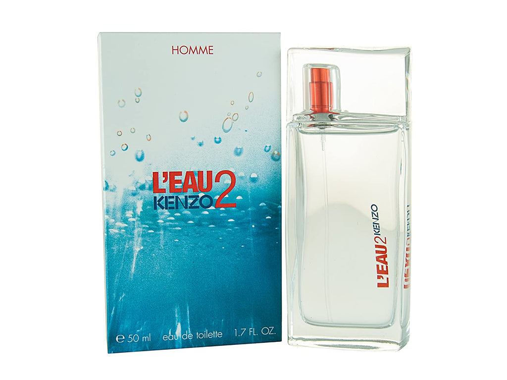 PARFUM PRIA KENZO LEAU PAR MAN 2 EDT 50 ML PERFUME ORIGINAL + BOX