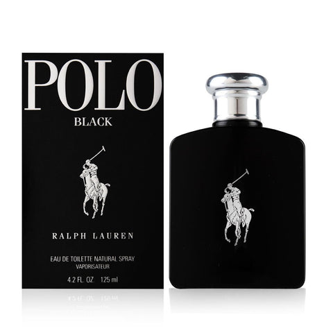 PARFUM PRIA RALPH LAUREN POLO BLACK MAN EDT 125 ML PERFUME ORIGINAL + BOX