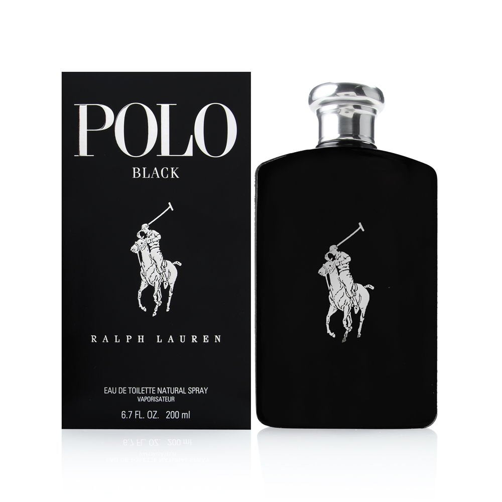 PARFUM PRIA RALPH LAUREN POLO BLACK MAN EDT 200 ML PERFUME ORIGINAL + BOX