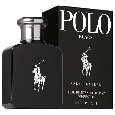 PARFUM PRIA RALPH LAUREN POLO BLACK MAN EDT 75 ML PERFUME ORIGINAL + BOX