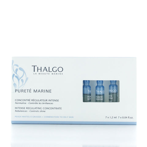 BELI THALGO SKIN CARE INTENSE REGULATING CONCENTRATE 7 VIAL X 1.2 ML PURIFY AND MATTIFY THE SKIN FOR OILY AND COMBINATION SKIN