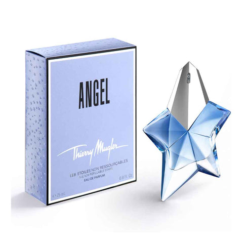 PARFUM WANITA THIERRY MUGLER ANGEL NON REFILLABLE WOMAN EDP 25 ML PERFUME ORIGINAL + BOX