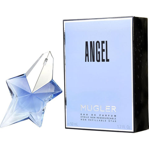 PARFUM WANITA THIERRY MUGLER ANGEL NON REFILLABLE WOMAN EDP 50 ML PERFUME ORIGINAL + BOX