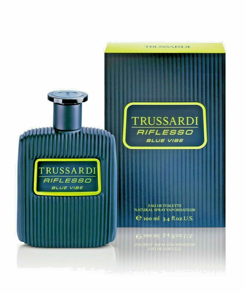 PARFUM PRIA TRUSSARDI BLUE VIBE MAN EDT 100 ML PERFUME ORIGINAL + BOX