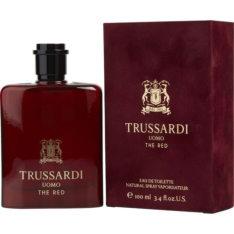 PARFUM PRIA TRUSSARDI UOMO THE RED MAN EDT 100 ML PERFUME ORIGINAL + BOX